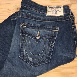 True Religion Boot Cut Jeans 34